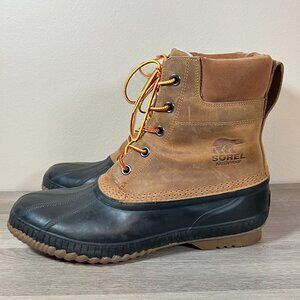 Sorel Cheyanne Boots Duck Boots Men's Size 14 Brown Black